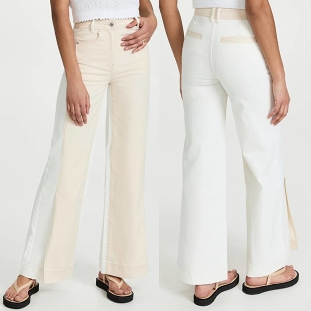 NWT Something Navy Two Tone Jeans